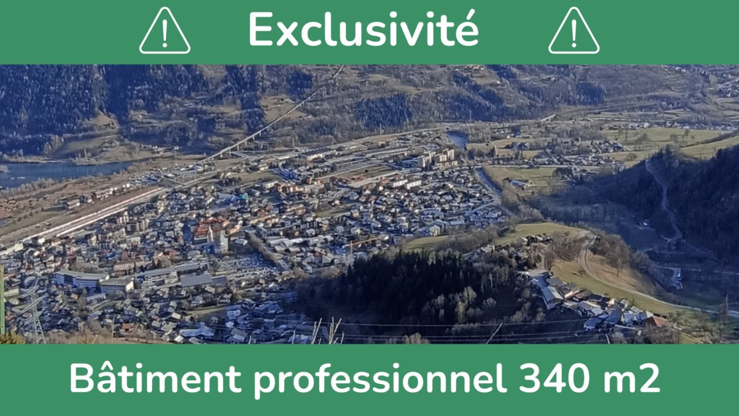 LOCAL COMMERCIAL A VENDRE - BOURG ST MAURICE - 340 m2 - 769000€ 
